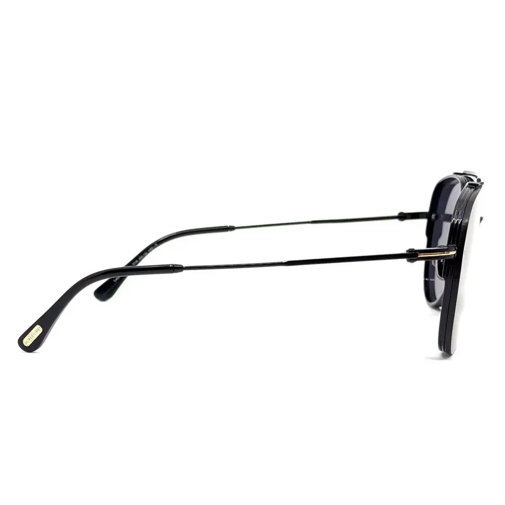New, TOM FORD Leon Sunglasses TF1071 01A Authentic